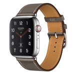 交換用レザーストラップウォッチバンド、Apple Watch Series 7 41mm / 6 & SE & 5 & 4 40mm / 3 & 2 & 1 38mm対応、Apple Watch Series 7 45mm / 6 & SE & 5 & 4 44mm / 3 & 2 & 1 42mm対応