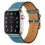 交換用レザーストラップウォッチバンド、Apple Watch Series 7 41mm / 6 & SE & 5 & 4 40mm / 3 & 2 & 1 38mm対応、Apple Watch Series 7 45mm / 6 & SE & 5 & 4 44mm / 3 & 2 & 1 42mm対応