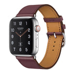 交換用レザーストラップウォッチバンド、Apple Watch Series 7 41mm / 6 & SE & 5 & 4 40mm / 3 & 2 & 1 38mm対応、Apple Watch Series 7 45mm / 6 & SE & 5 & 4 44mm / 3 & 2 & 1 42mm対応