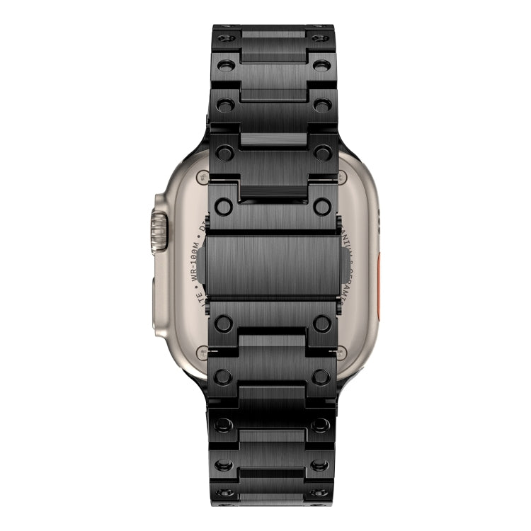 ダブルロウメタルウォッチバンド、Apple Watch Series 10 46mm用、Apple Watch Series 10 42mm用、Apple Watch SE 2023 44mm用、Apple Watch SE 2023 40mm用、Apple Watch Ultra 2 49mm用、Apple Watch 9 45mm用、Apple Watch 9 41mm用