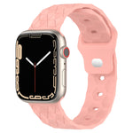 フットボールテクスチャーシリコンウォッチバンド、Apple Watch 7 41mm用、Apple Watch 7 45mm用、Apple Watch SE 40mm用、Apple Watch SE 44mm用