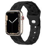 フットボールテクスチャーシリコンウォッチバンド、Apple Watch 6 40mm用、Apple Watch 6 44mm用、Apple Watch 5 44mm用、Apple Watch 5 40mm用