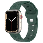 フットボールテクスチャーシリコンウォッチバンド、Apple Watch 4 44mm用、Apple Watch 4 40mm用、Apple Watch 3 38mm用、Apple Watch 3 42mm用