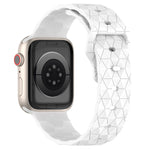 フットボールテクスチャーシリコンウォッチバンド、Apple Watch 4 44mm用、Apple Watch 4 40mm用、Apple Watch 3 38mm用、Apple Watch 3 42mm用