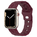 フットボールテクスチャーシリコンウォッチバンド、Apple Watch 4 44mm用、Apple Watch 4 40mm用、Apple Watch 3 38mm用、Apple Watch 3 42mm用