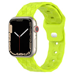 フットボールテクスチャーシリコンウォッチバンド、Apple Watch 4 44mm用、Apple Watch 4 40mm用、Apple Watch 3 38mm用、Apple Watch 3 42mm用