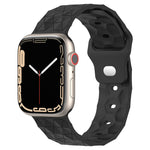 フットボールテクスチャーシリコンウォッチバンド、Apple Watch 4 44mm用、Apple Watch 4 40mm用、Apple Watch 3 38mm用、Apple Watch 3 42mm用