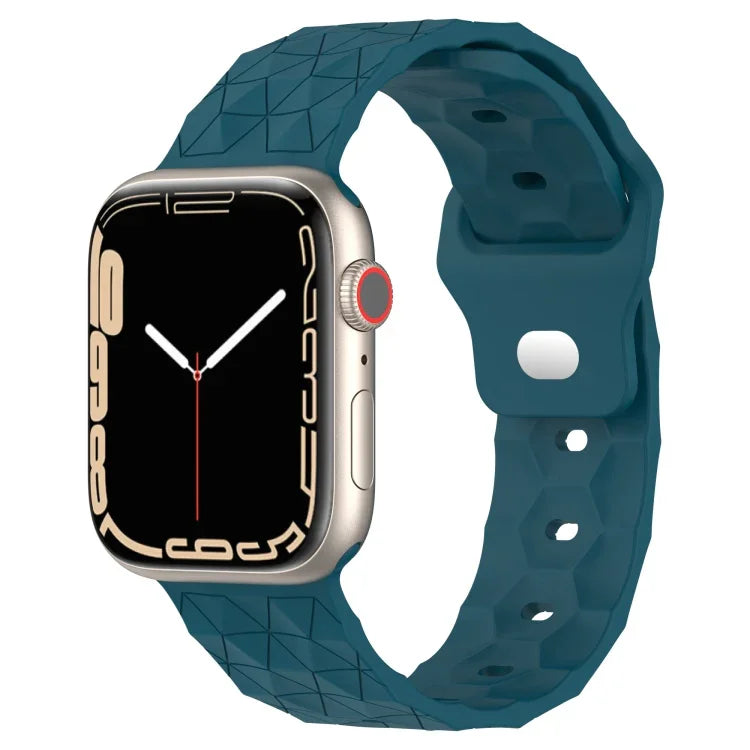 サッカーテクスチャー シリコンウォッチバンド、Apple Watch 2 42mm用、Apple Watch 2 38mm用、Apple Watch 42mm用、Apple Watch 38mm用