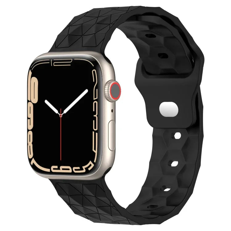 サッカーテクスチャー シリコンウォッチバンド、Apple Watch 2 42mm用、Apple Watch 2 38mm用、Apple Watch 42mm用、Apple Watch 38mm用