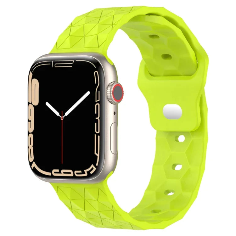 サッカーテクスチャー シリコンウォッチバンド、Apple Watch 2 42mm用、Apple Watch 2 38mm用、Apple Watch 42mm用、Apple Watch 38mm用