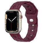 Football Texture Silicone Watch Band, For Apple Watch Series 10 46mm, For Apple Watch Series 10 42mm, For Apple Watch SE 2023 44mm, For Apple Watch SE 2023 40mm