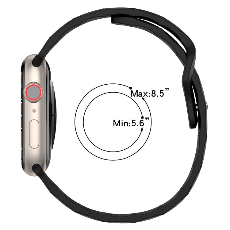 フットボールテクスチャーシリコンウォッチバンド、Apple Watch Ultra 2 49mm用、Apple Watch 9 45mm用、Apple Watch 9 41mm用、Apple Watch Ultra 49mm用