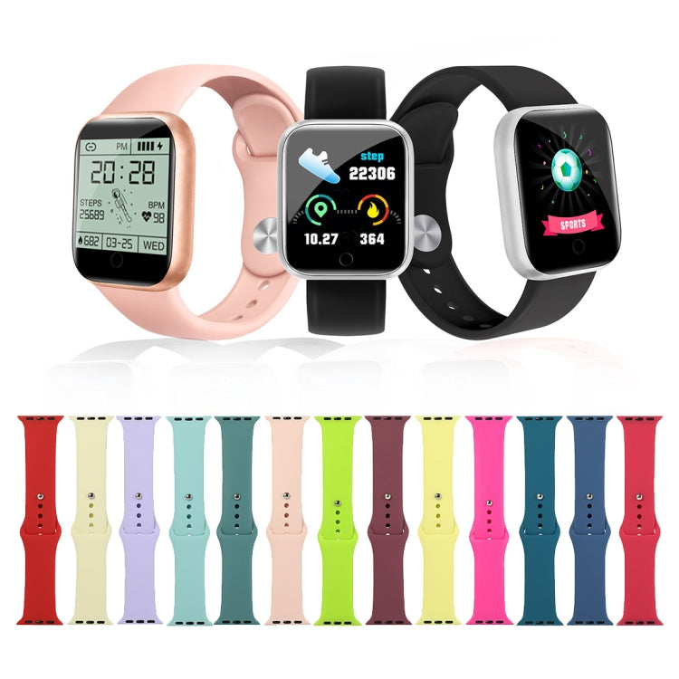 シリコンウォッチ交換用ストラップ、ショートセクション（女性用）、Apple Watch Series 8&7 41mm / SE 2&6&SE&5&4 40mm / 3&2&1 38mm用、Apple Watch Ultra 49mm / Series 8&7 45mm / SE 2&6&SE&5&4 44mm / 3&2&1 42mm用