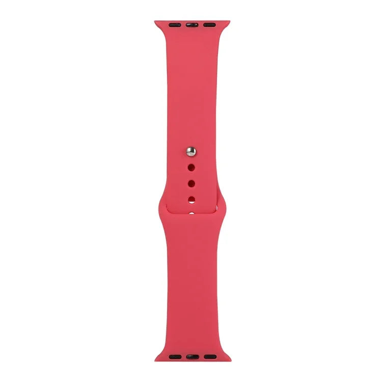 シリコンウォッチ交換用ストラップ、ショートセクション（女性用）、Apple Watch Series 8&7 41mm / SE 2&6&SE&5&4 40mm / 3&2&1 38mm用