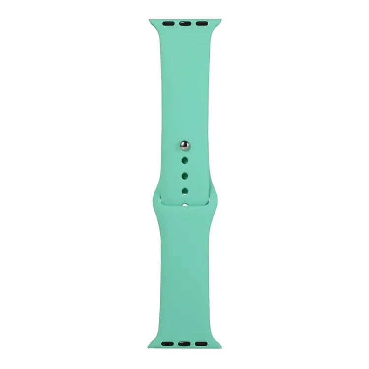 シリコンウォッチ交換用ストラップ、ショートセクション（女性用）、Apple Watch Series 8&7 41mm / SE 2&6&SE&5&4 40mm / 3&2&1 38mm用