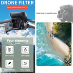 JSR GB 8-in-1 CPL ND8 ND16 ND32 ND64 STAR ND1000 NIGHTレンズフィルター、DJI Mavic 3 Pro用8-in-1