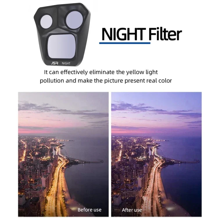 JSR GB 8-in-1 CPL ND8 ND16 ND32 ND64 STAR ND1000 NIGHTレンズフィルター、DJI Mavic 3 Pro用8-in-1
