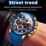 OLEVS 9936 Men Multifunctional Sports Waterproof Quartz Watch