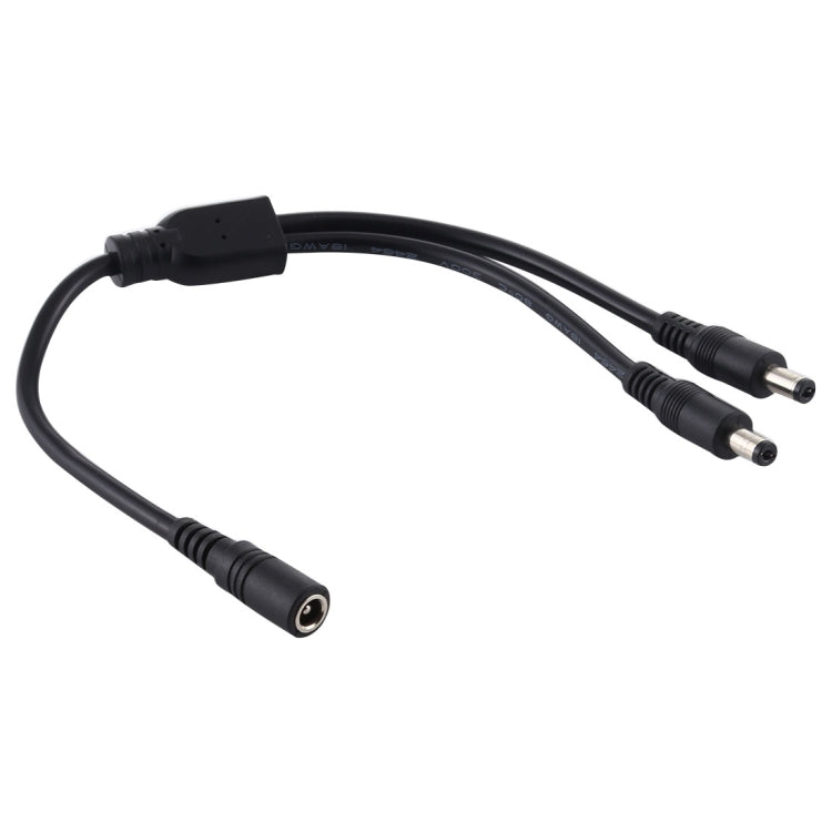 5.5 x 2.1mm メスからオスプラグ DC電源スプリッターアダプター電源ケーブル、30cm、70cm