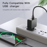 YESIDO CA111 1.2m 4A USBからデュアルType-C + デュアル8ピン充電ケーブル、CA111