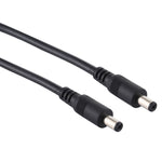 DC電源プラグ 5.5 x 2.1mm オスからオスアダプターコネクターケーブル、50cm、1m、1.5m