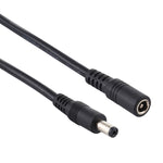 5.5 x 2.1mm メスからオス DC電源延長ケーブル、1m、1.5m、3m、5m、10m