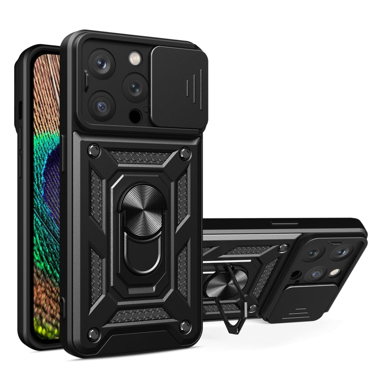 スライディングカメラカバー設計 TPU+PCスマホケース、iPhone 16 Pro用、iPhone 16 Plus用、iPhone 16用、iPhone 15 Pro用