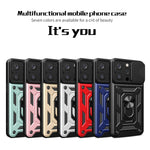 スライディングカメラカバー設計 TPU+PCスマホケース、iPhone 16 Pro用、iPhone 16 Plus用、iPhone 16用、iPhone 15 Pro用