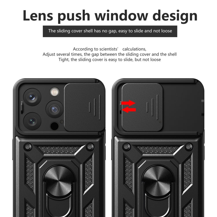 スライディングカメラカバー設計 TPU+PCスマホケース、iPhone 16 Pro用、iPhone 16 Plus用、iPhone 16用、iPhone 15 Pro用
