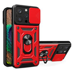スライディングカメラカバー設計 TPU+PCスマホケース、iPhone 16 Pro用、iPhone 16 Plus用、iPhone 16用、iPhone 15 Pro用