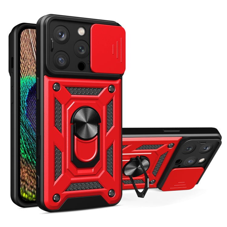 スライディングカメラカバー設計 TPU+PCスマホケース、iPhone 16 Pro用、iPhone 16 Plus用、iPhone 16用、iPhone 15 Pro用
