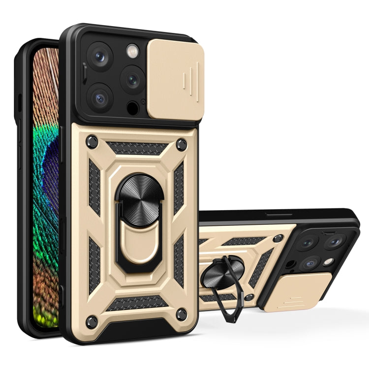 スライディングカメラカバー設計 TPU+PCスマホケース、iPhone 16 Pro用、iPhone 16 Plus用、iPhone 16用、iPhone 15 Pro用