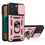 スライディングカメラカバー設計 TPU+PCスマホケース、iPhone 16 Pro用、iPhone 16 Plus用、iPhone 16用、iPhone 15 Pro用