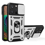 スライディングカメラカバー設計 TPU+PCスマホケース、iPhone 16 Pro用、iPhone 16 Plus用、iPhone 16用、iPhone 15 Pro用