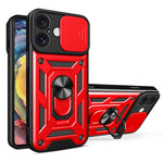 スライディングカメラカバー設計 TPU+PCスマホケース、iPhone 16 Pro用、iPhone 16 Plus用、iPhone 16用、iPhone 15 Pro用
