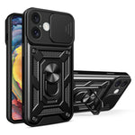 スライディングカメラカバー設計 TPU+PCスマホケース、iPhone 16 Pro用、iPhone 16 Plus用、iPhone 16用、iPhone 15 Pro用