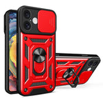 スライディングカメラカバー設計 TPU+PCスマホケース、iPhone 16 Pro用、iPhone 16 Plus用、iPhone 16用、iPhone 15 Pro用