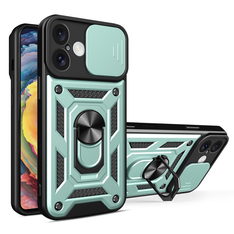 スライディングカメラカバー設計 TPU+PCスマホケース、iPhone 16 Pro用、iPhone 16 Plus用、iPhone 16用、iPhone 15 Pro用
