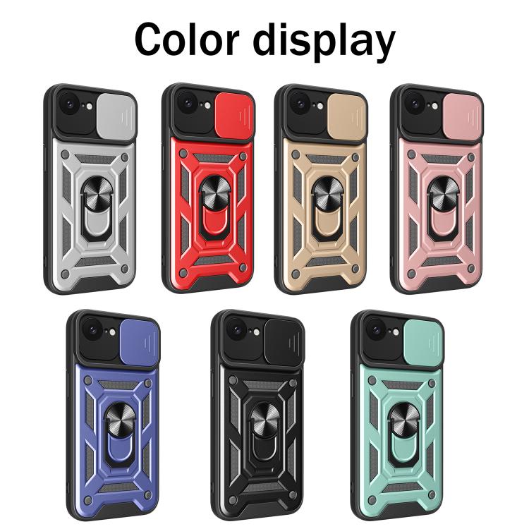 スライディングカメラカバー設計 TPU+PCスマホケース、iPhone 17e / 16e用、iPhone 17 Pro Max用、iPhone 17 Pro用、iPhone 17用、iPhone Air用、iPhone 16 Pro Max用