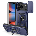 スライディングカメラカバー設計 TPU+PCスマホケース、iPhone 17e / 16e用、iPhone 17 Pro Max用、iPhone 17 Pro用、iPhone 17用、iPhone Air用、iPhone 16 Pro Max用
