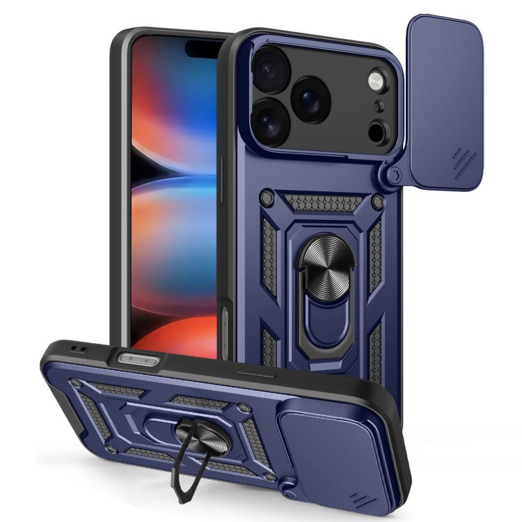 スライディングカメラカバー設計 TPU+PCスマホケース、iPhone 17e / 16e用、iPhone 17 Pro Max用、iPhone 17 Pro用、iPhone 17用、iPhone Air用、iPhone 16 Pro Max用