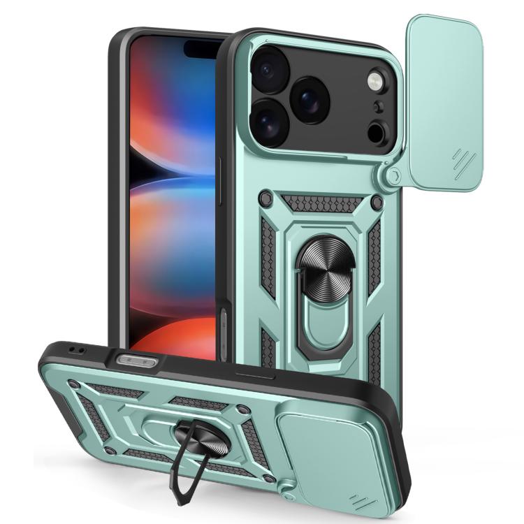 スライディングカメラカバー設計 TPU+PCスマホケース、iPhone 17e / 16e用、iPhone 17 Pro Max用、iPhone 17 Pro用、iPhone 17用、iPhone Air用、iPhone 16 Pro Max用