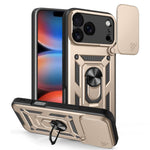 スライディングカメラカバー設計 TPU+PCスマホケース、iPhone 17e / 16e用、iPhone 17 Pro Max用、iPhone 17 Pro用、iPhone 17用、iPhone Air用、iPhone 16 Pro Max用