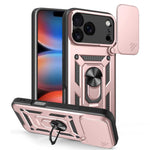 スライディングカメラカバー設計 TPU+PCスマホケース、iPhone 17e / 16e用、iPhone 17 Pro Max用、iPhone 17 Pro用、iPhone 17用、iPhone Air用、iPhone 16 Pro Max用