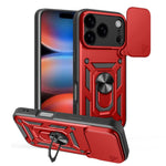 スライディングカメラカバー設計 TPU+PCスマホケース、iPhone 17e / 16e用、iPhone 17 Pro Max用、iPhone 17 Pro用、iPhone 17用、iPhone Air用、iPhone 16 Pro Max用