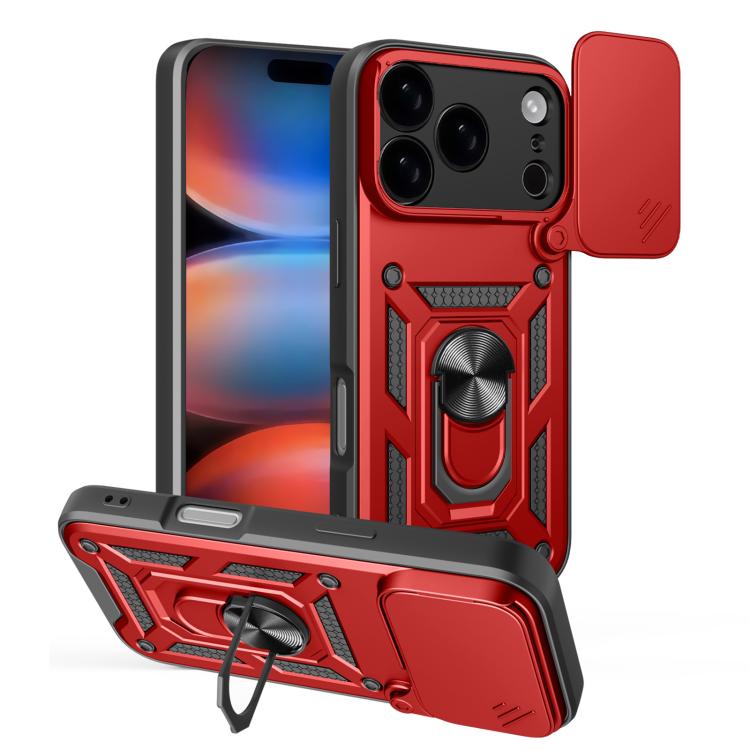 スライディングカメラカバー設計 TPU+PCスマホケース、iPhone 17e / 16e用、iPhone 17 Pro Max用、iPhone 17 Pro用、iPhone 17用、iPhone Air用、iPhone 16 Pro Max用