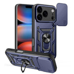 スライディングカメラカバー設計 TPU+PCスマホケース、iPhone 17e / 16e用、iPhone 17 Pro Max用、iPhone 17 Pro用、iPhone 17用、iPhone Air用、iPhone 16 Pro Max用