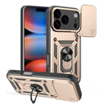 スライディングカメラカバー設計 TPU+PCスマホケース、iPhone 17e / 16e用、iPhone 17 Pro Max用、iPhone 17 Pro用、iPhone 17用、iPhone Air用、iPhone 16 Pro Max用