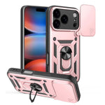 スライディングカメラカバー設計 TPU+PCスマホケース、iPhone 17e / 16e用、iPhone 17 Pro Max用、iPhone 17 Pro用、iPhone 17用、iPhone Air用、iPhone 16 Pro Max用