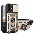スライディングカメラカバー設計 TPU+PCスマホケース、iPhone 17e / 16e用、iPhone 17 Pro Max用、iPhone 17 Pro用、iPhone 17用、iPhone Air用、iPhone 16 Pro Max用